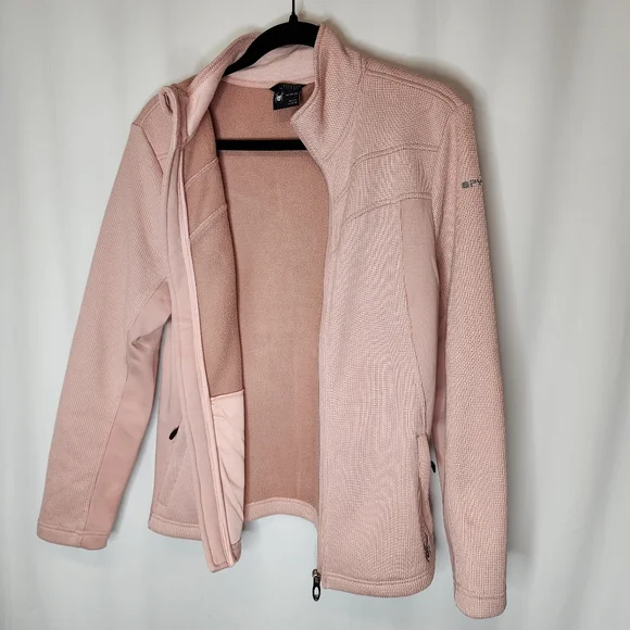 Spyder Zip-up Women's Jacket Size Medium Misty Rose Fleece Lined - Picture 5 of 12